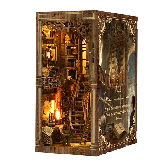 Book Nook Lumineux à Construire